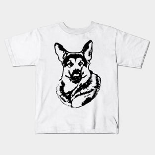 Moosedog or Bust (single sided print) Kids T-Shirt